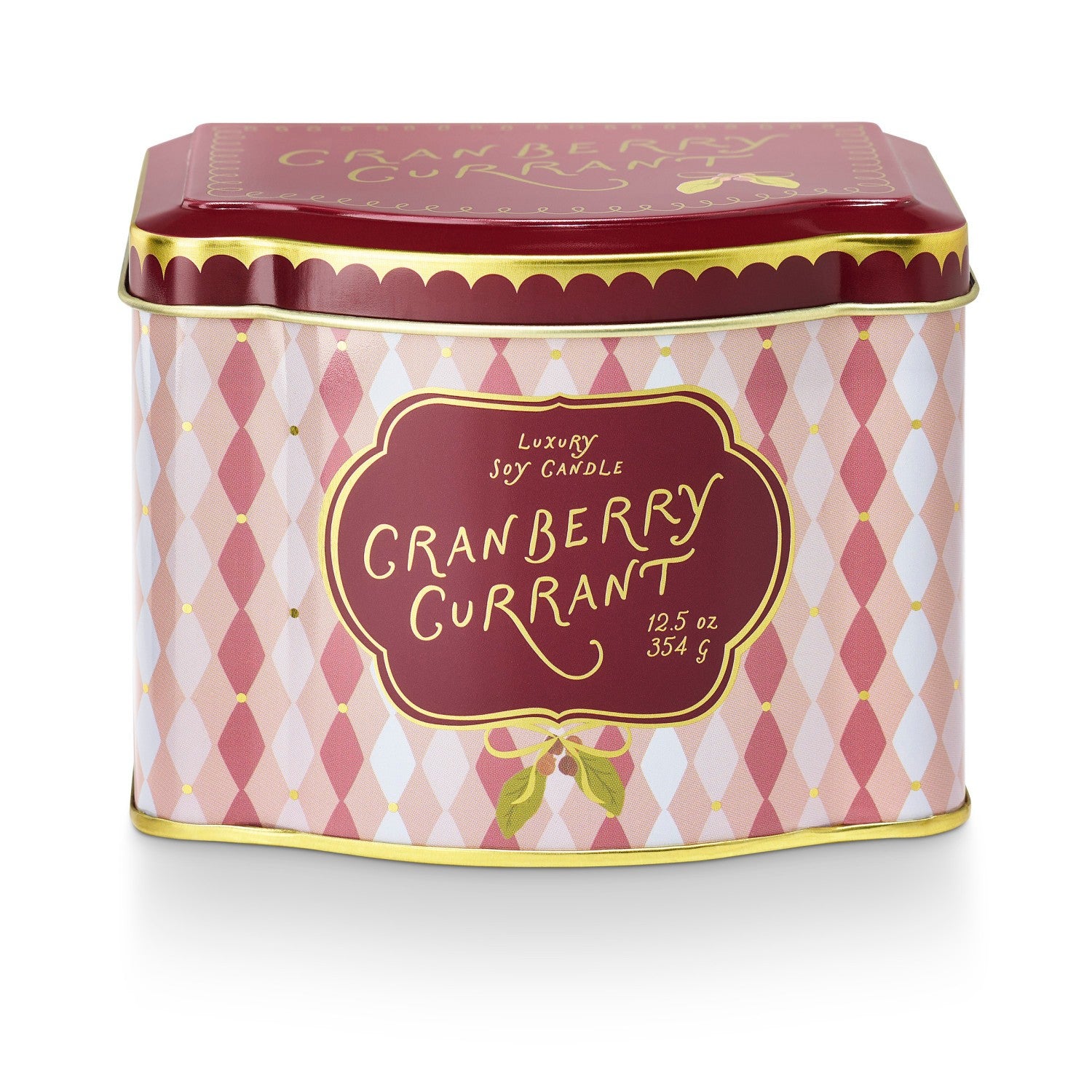 Printed Tin Candle | Cranberry Currant