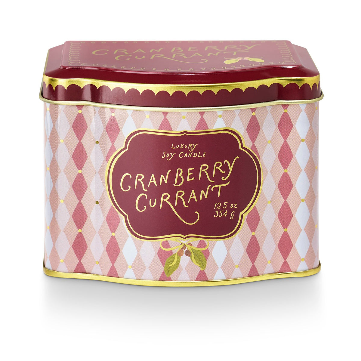 Printed Tin Candle | Cranberry Currant