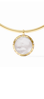 Julie Vos | Rainbow Statement Necklace | Clear Crystal