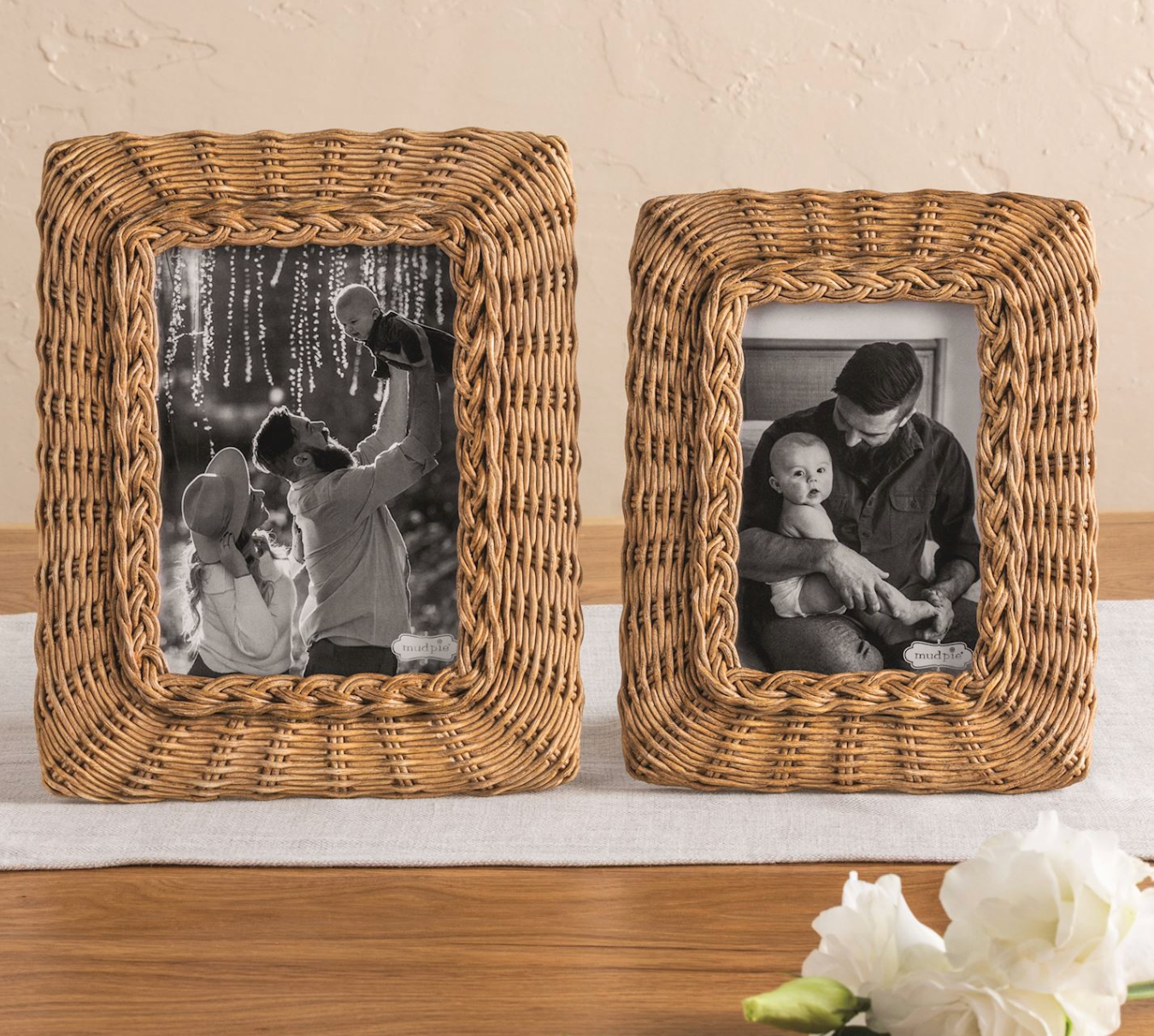 5x7 | Rattan Woven Photo Frame