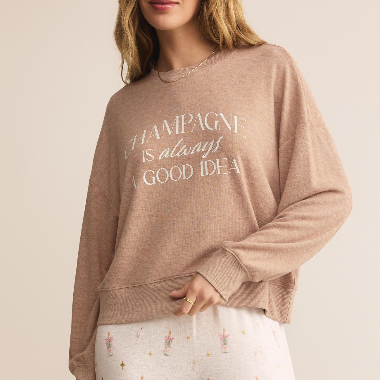 Champagne LS Top | Iced Coffee