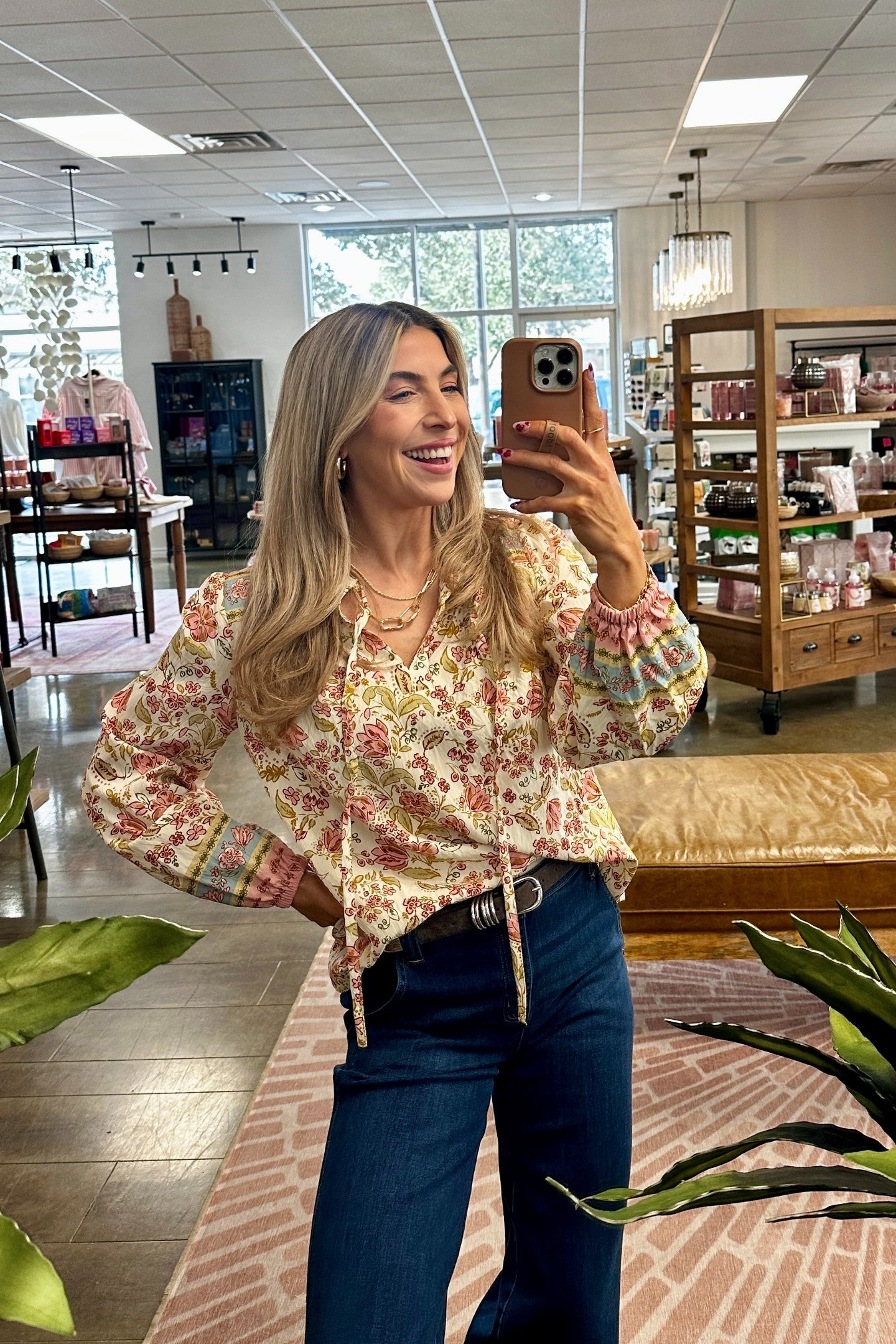 Crissy Top | Cream + Multi