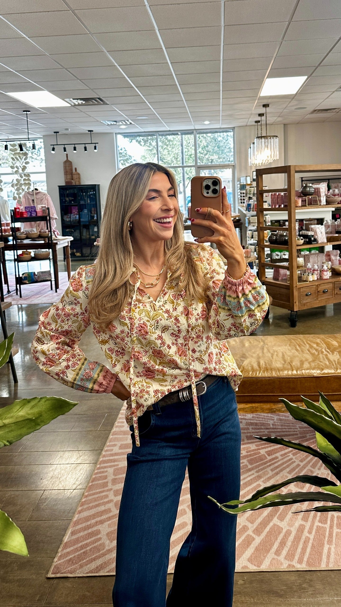 Crissy Top | Cream + Multi