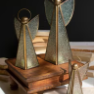 S/3 | Brass + Glass Angels