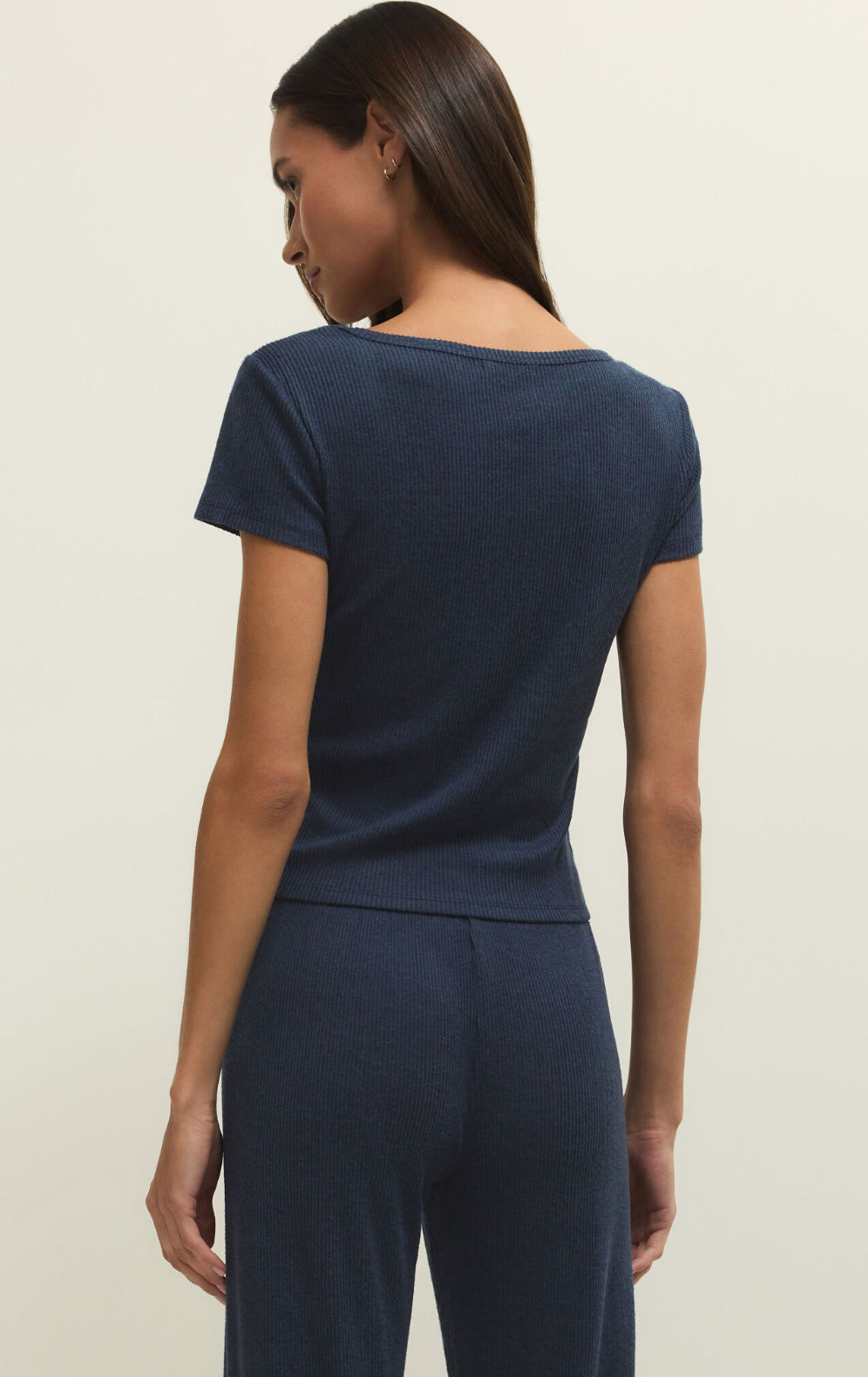 Flower Market Rib Tee | Eclipse