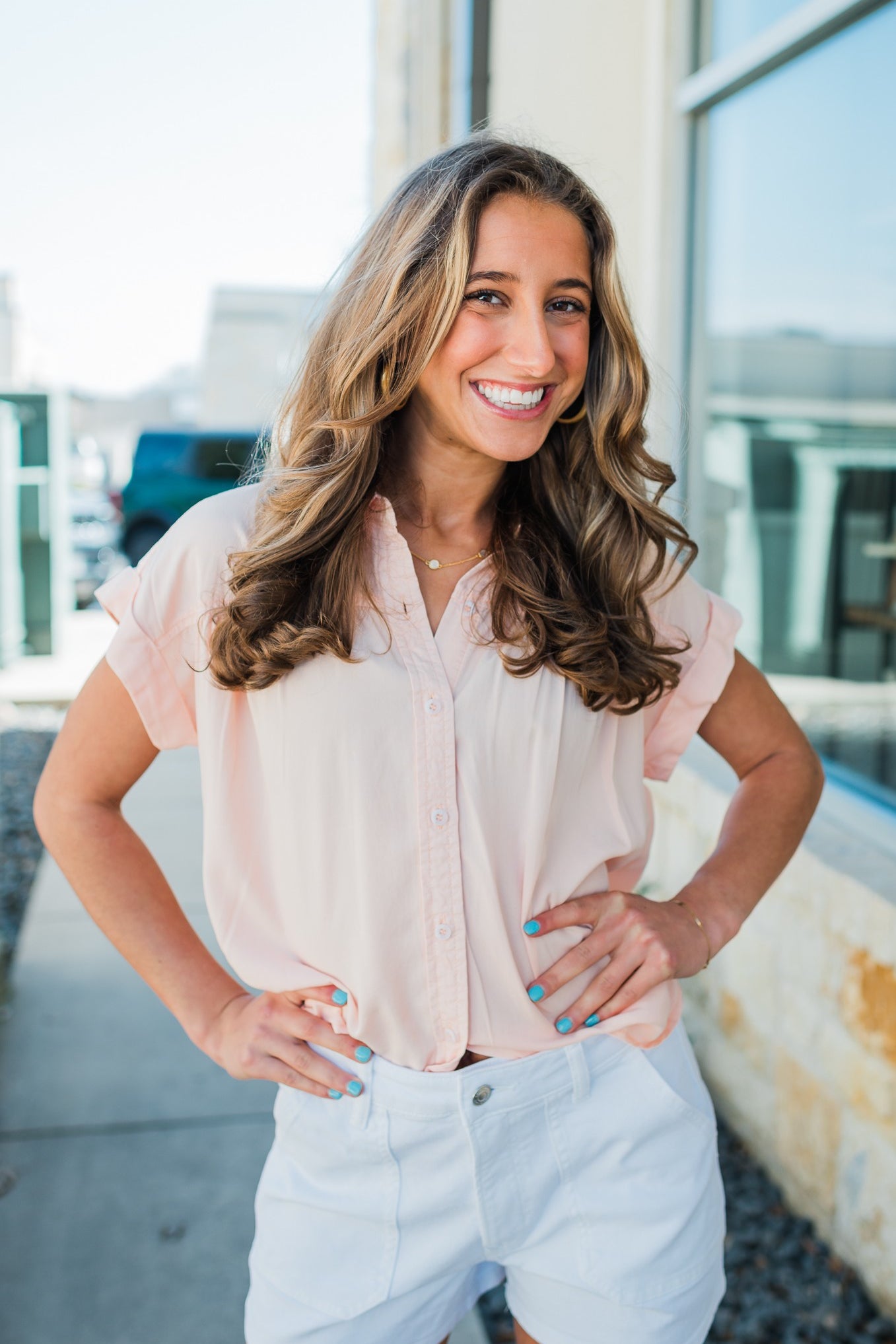 Xander Top | Pink Sand