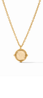 Julie Vos | Honeybee Solitaire Necklace | Iridescent Champagne