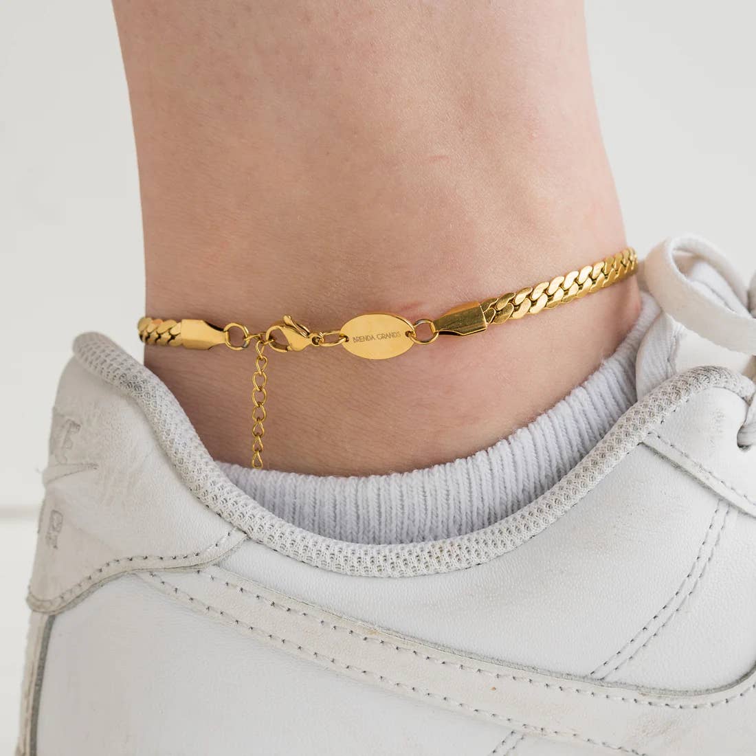 Gold Braided Anklet