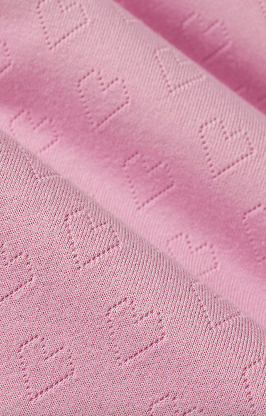 Maison Pointelle LS Top | Pink Crush