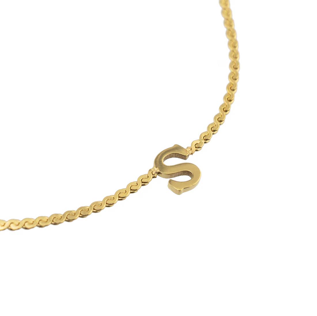 Dainty Initial Bracelet