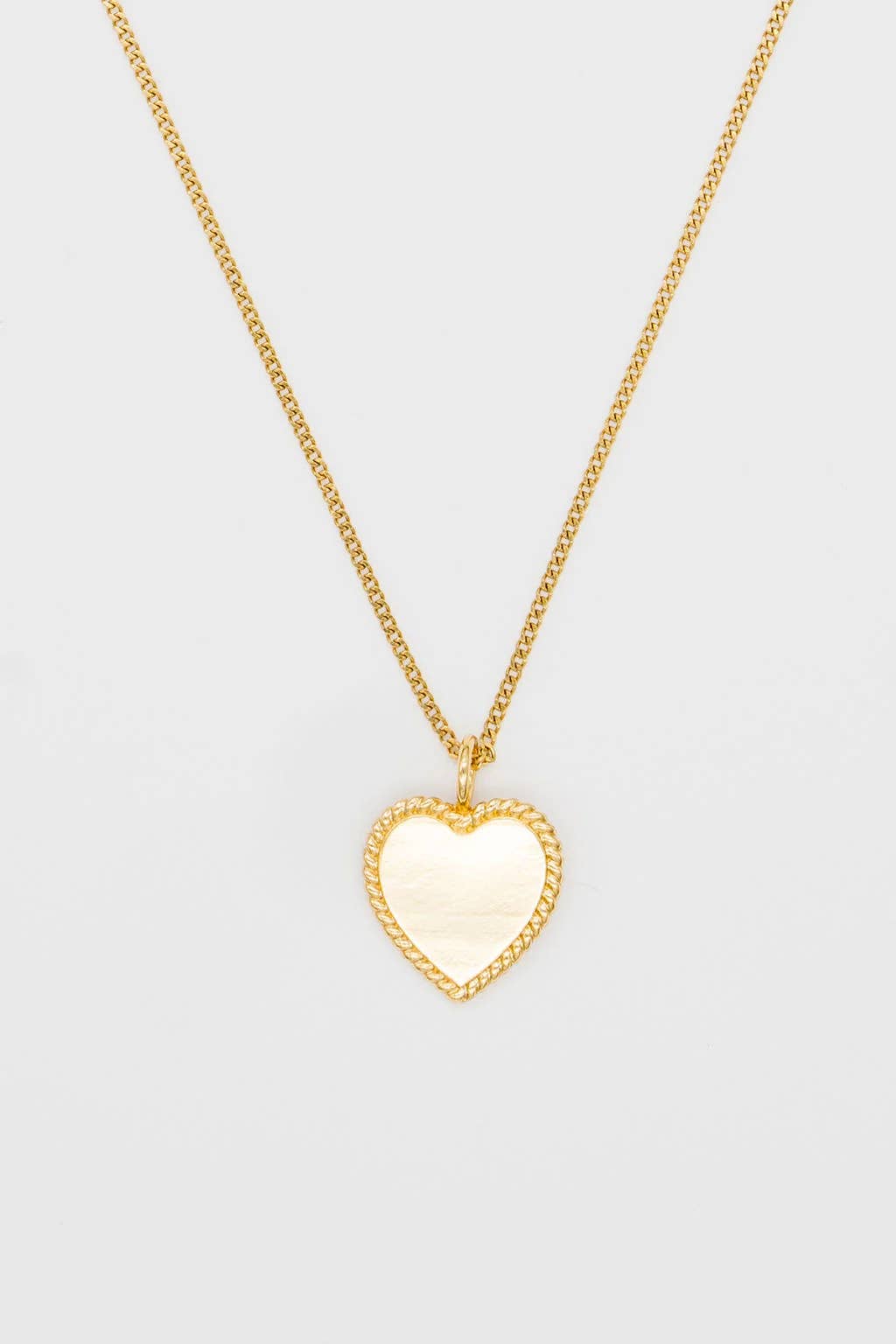 Red + Gold Heart Necklace