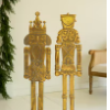 S/2 | Antique Gold Nutcrackers