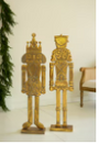 S/2 | Antique Gold Nutcrackers