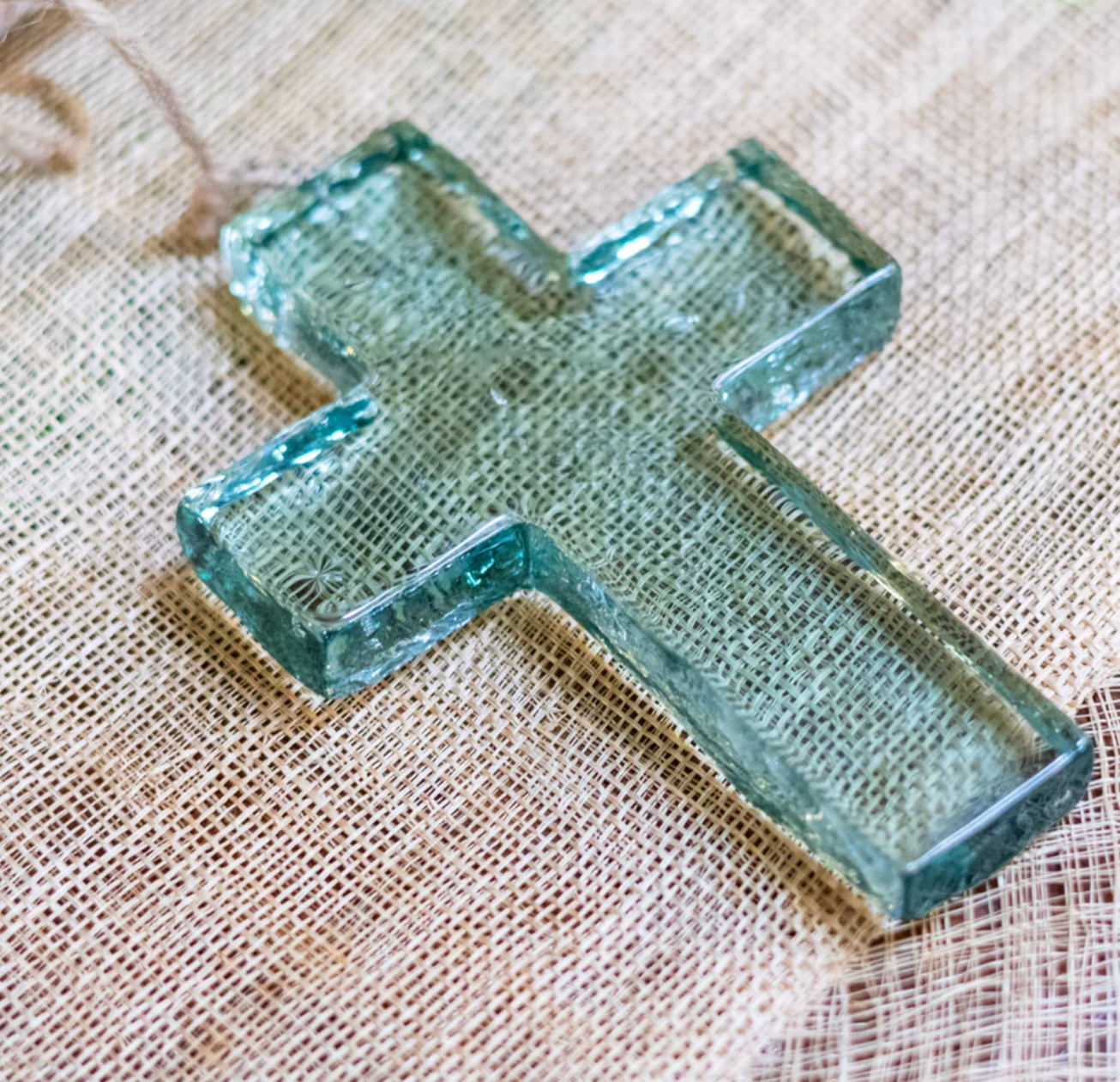 Cross Glass Suncatcher