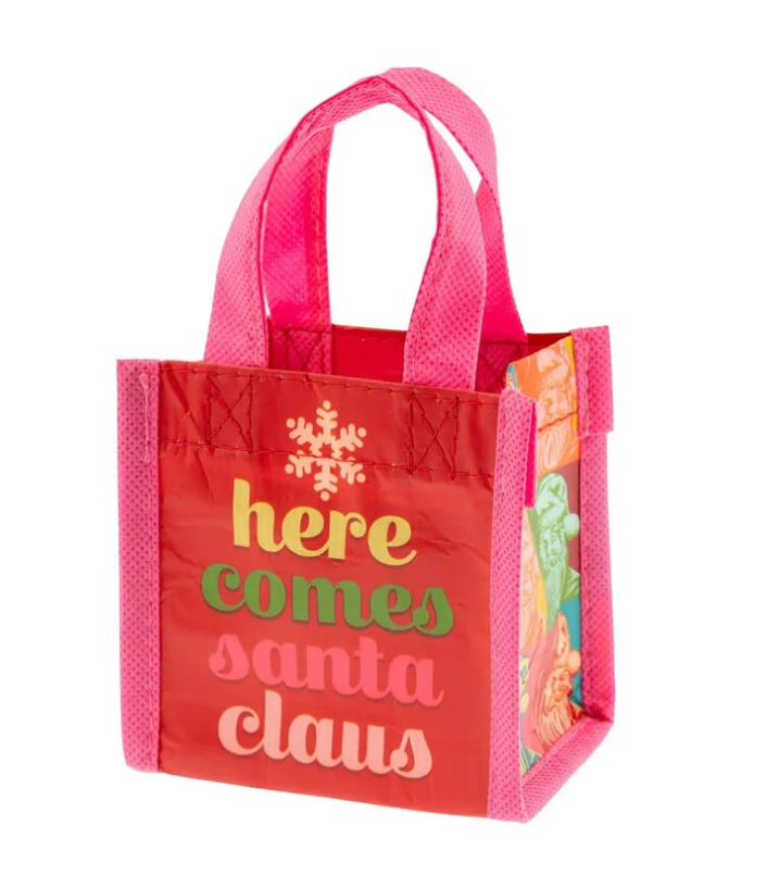 Holiday Gift Bag | Here Comes Santa Claus