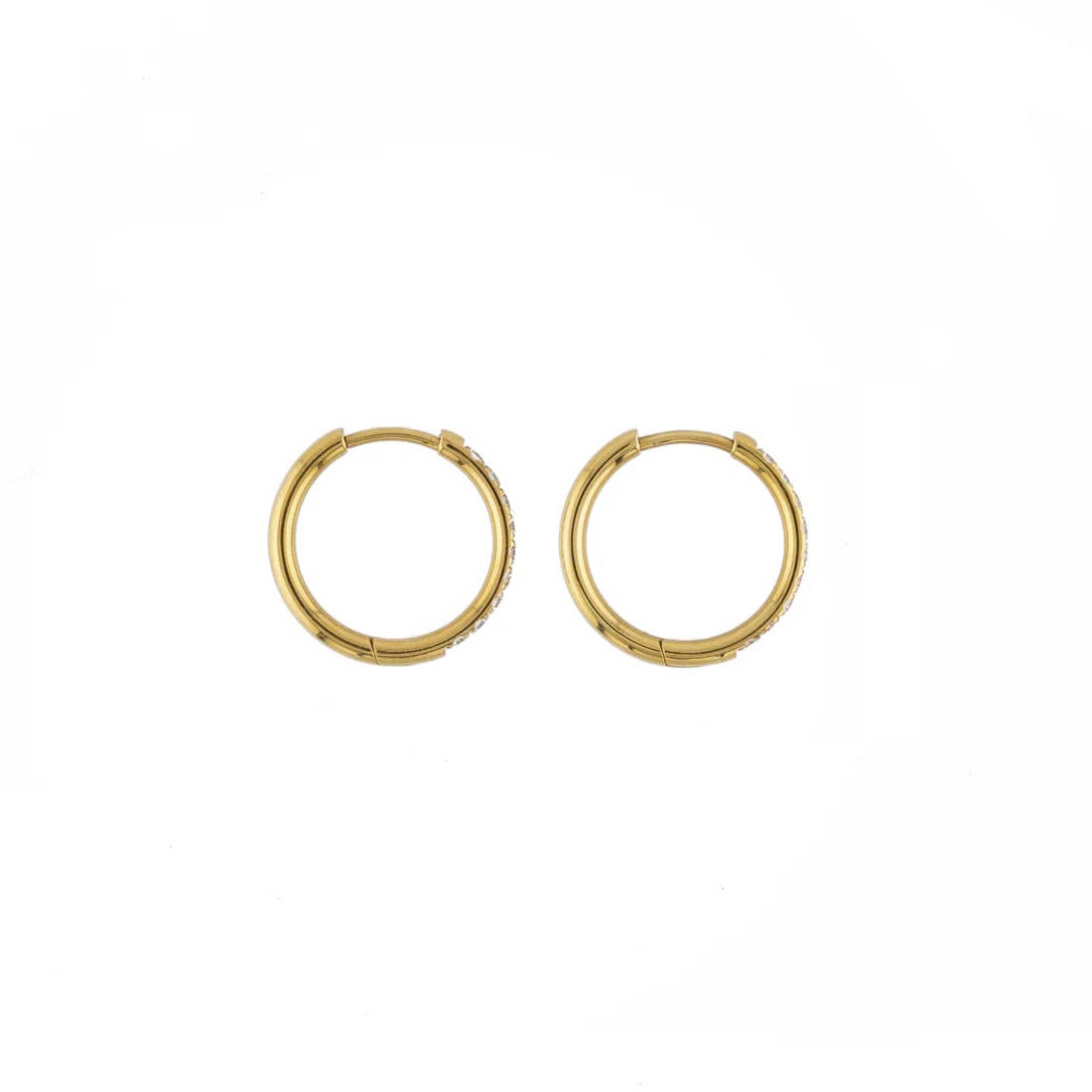 Diamond Hoops 18mm