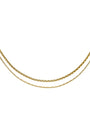 Gold Layered Double Choker