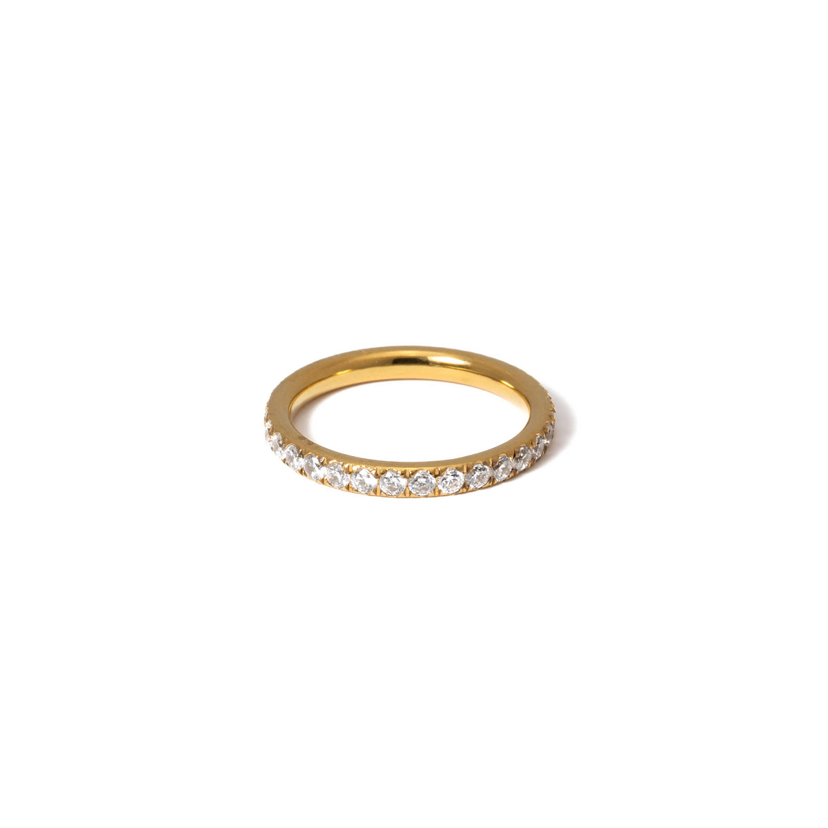 Waterproof Dainty Tennis Ring: 8