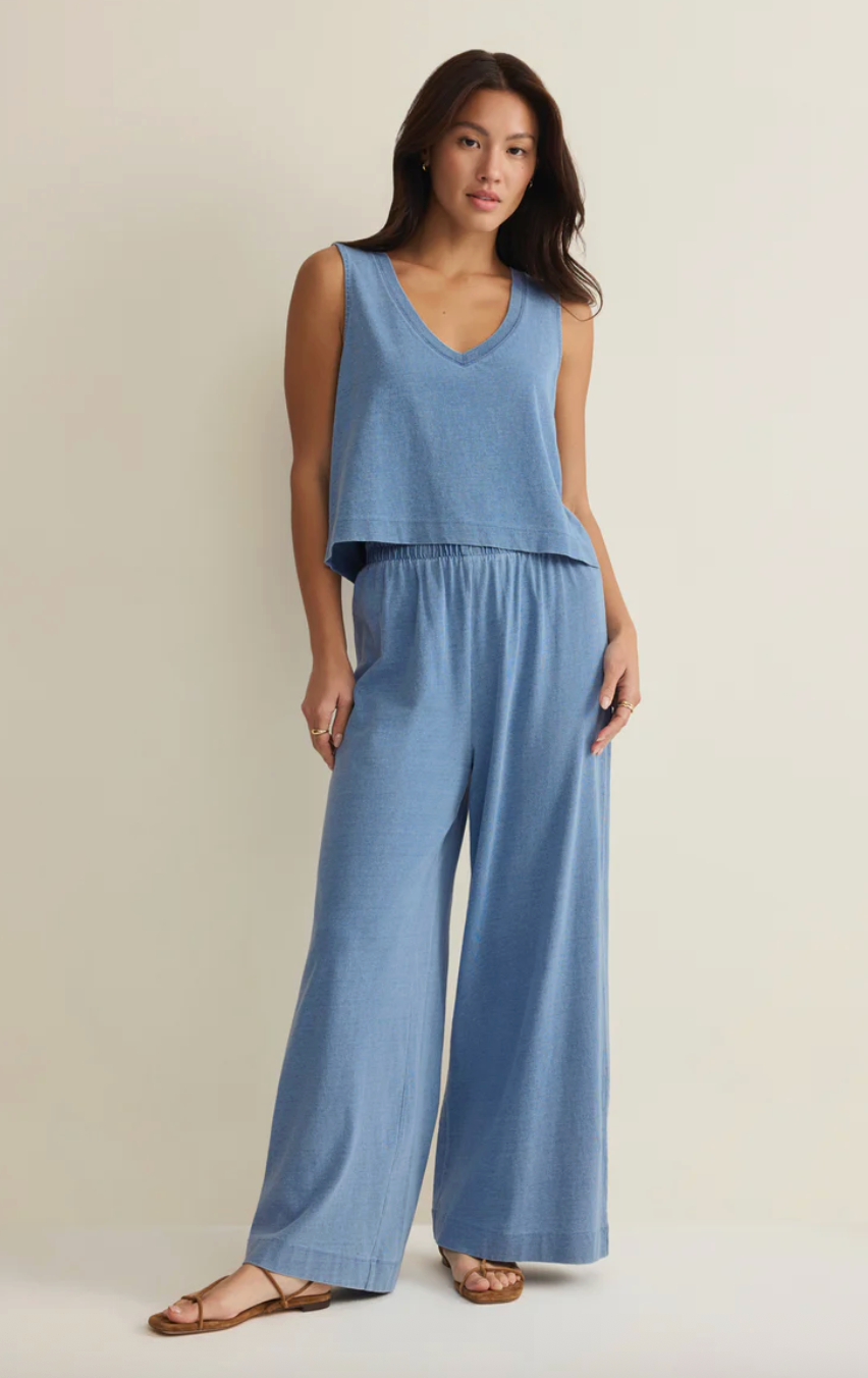 Scout Jersey Denim Pants | Santorini Indigo