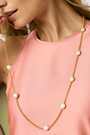 Julie Vos | Laguna Stone Necklace | Pearl