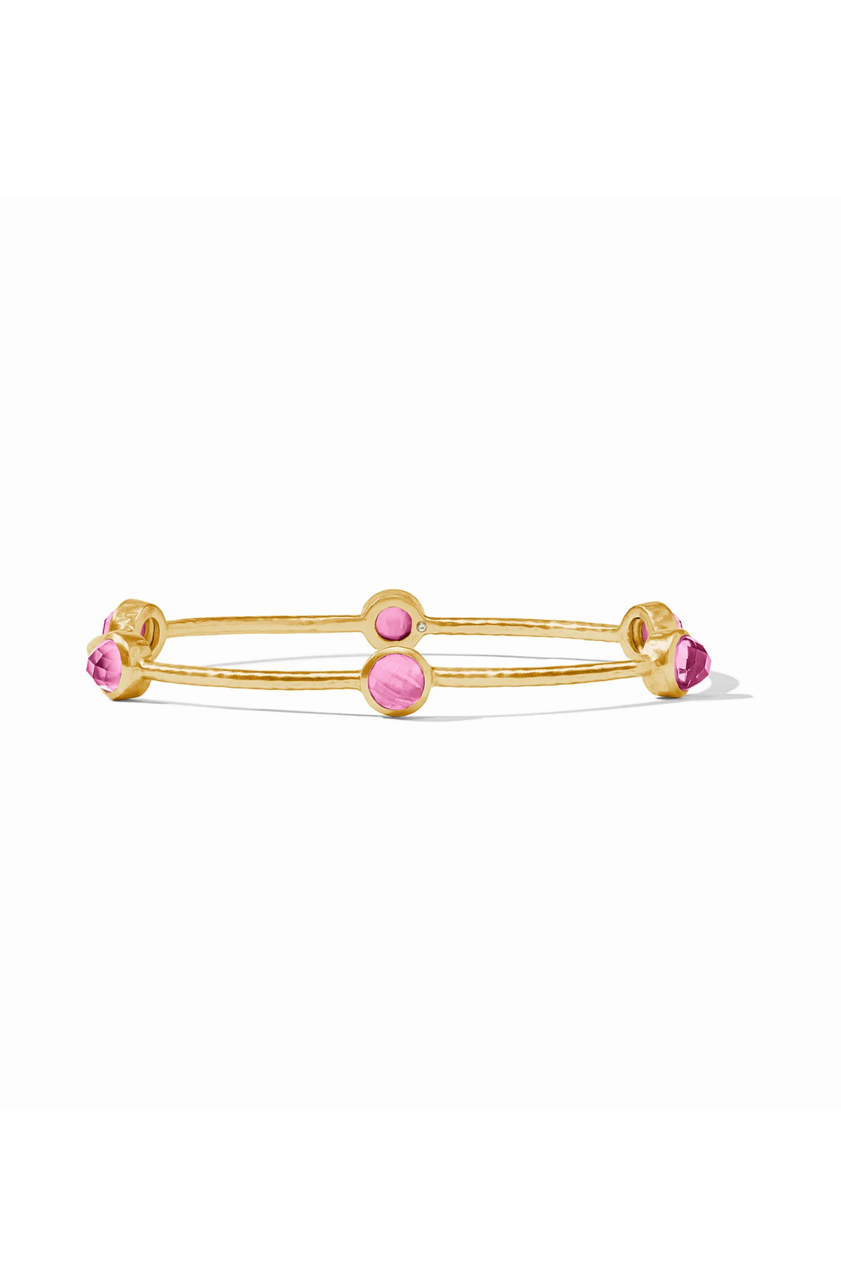 Julie Vos | Milano Lux Bangle | Tourmaline Pink