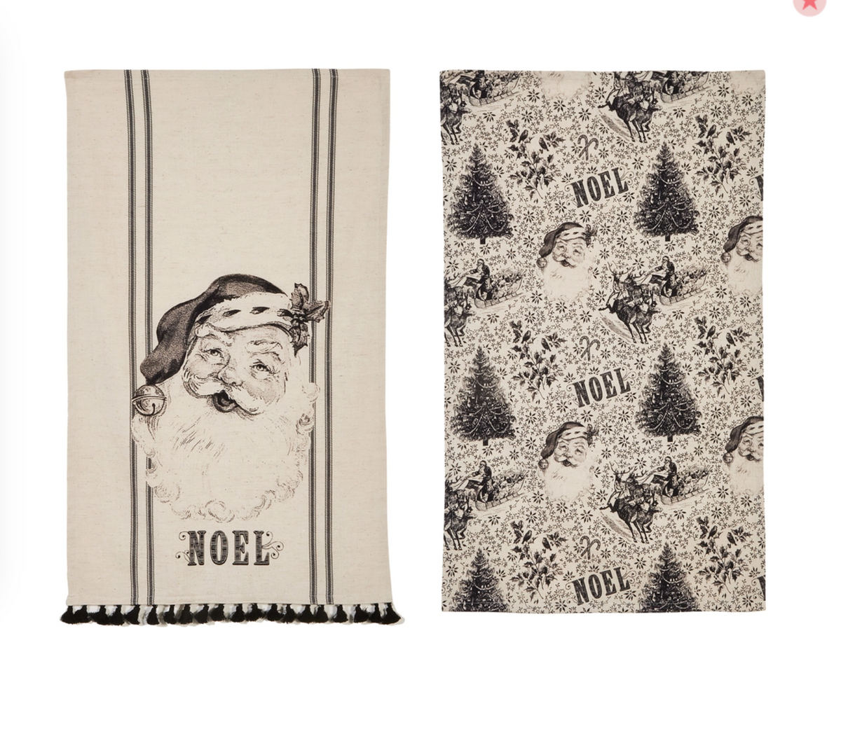 Vintage Christmas Tea Towel