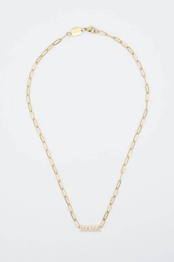 Mama Paperclip Necklace