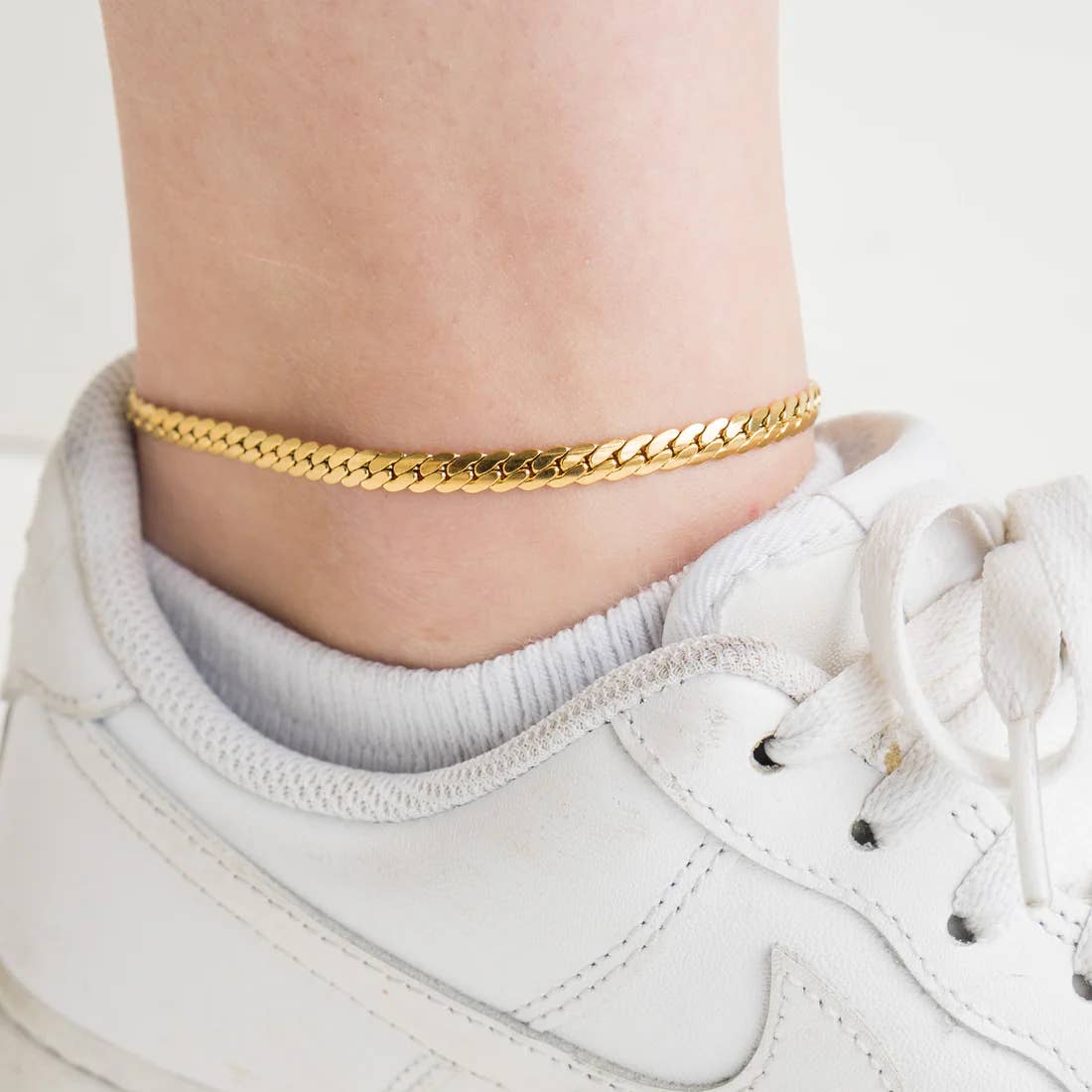 Gold Braided Anklet