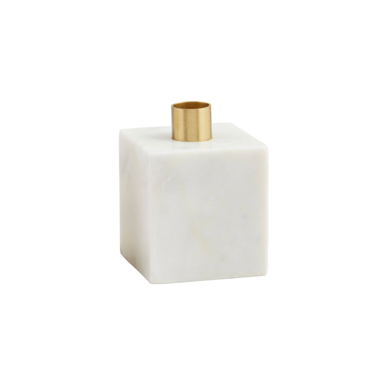 Marble Taper Holder | White