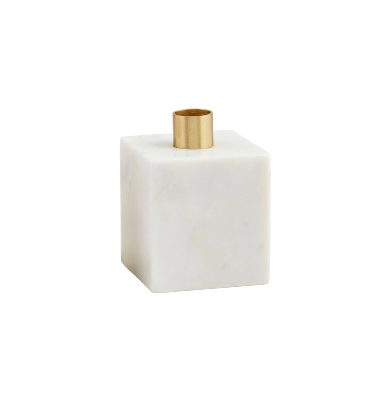 Marble Taper Holder | White