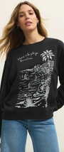 Z Supply | La Playa Boyfriend Sweatshirt | Black Sand