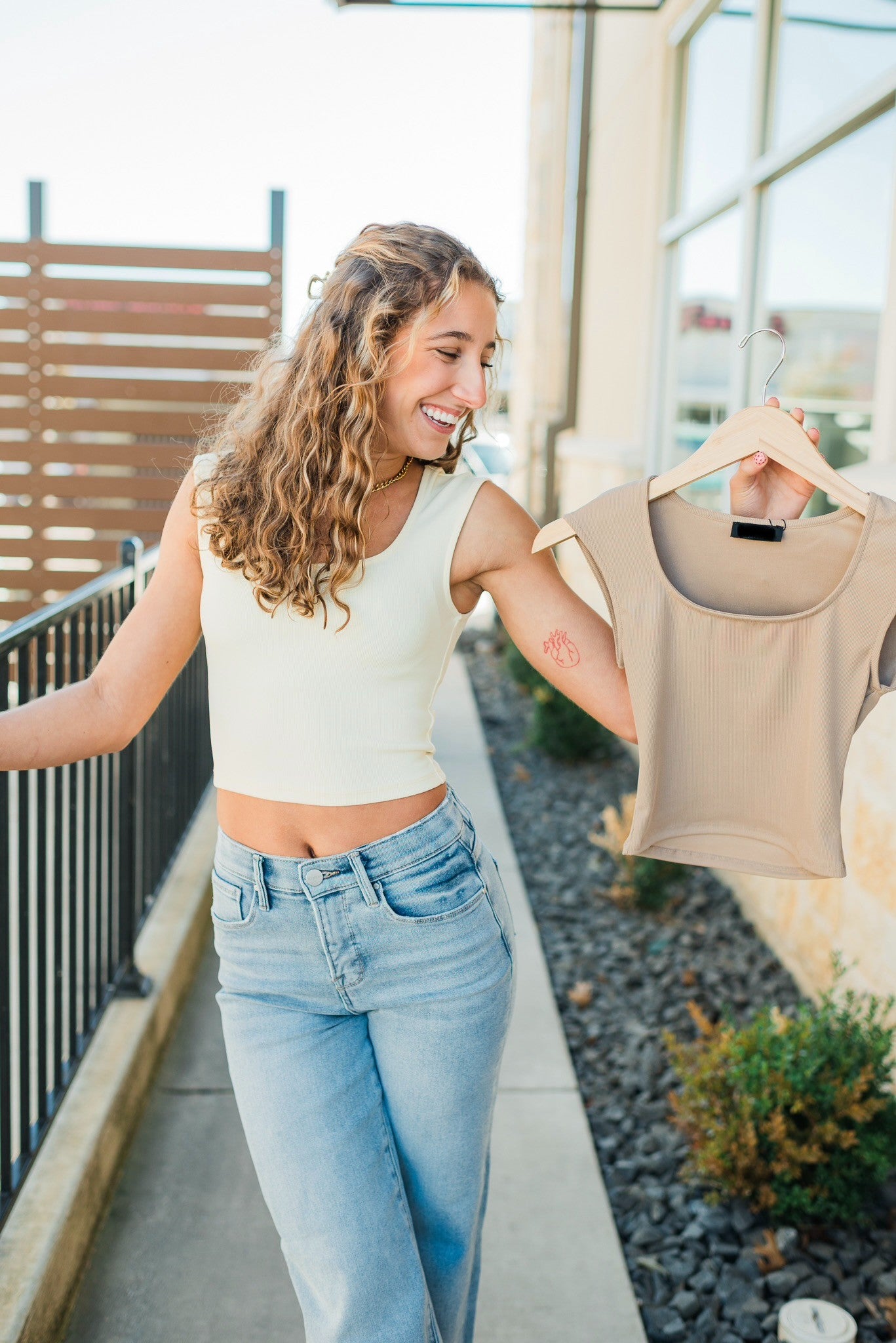 Carson Knit Top | Taupe