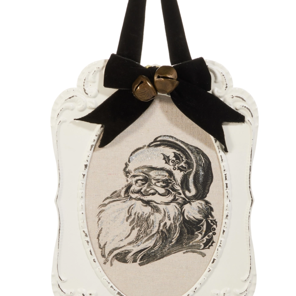 Santa Embossed Wall Art