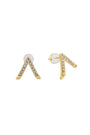 Diamond V Studs