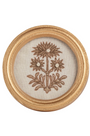 Circle Frame | Flower Print