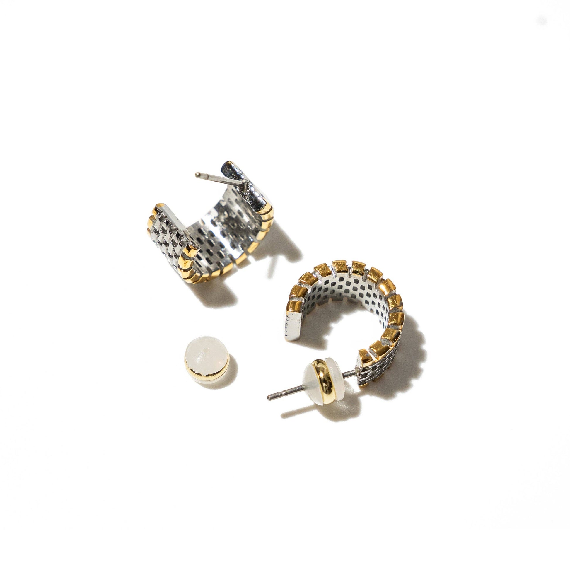 Two‑Tone Watch Hoops