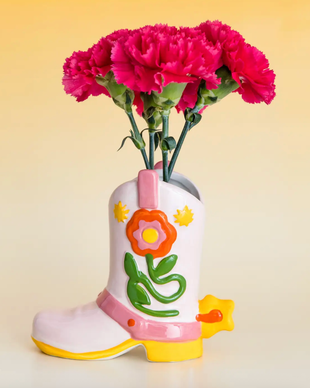 Hand Painted Vase | Boot