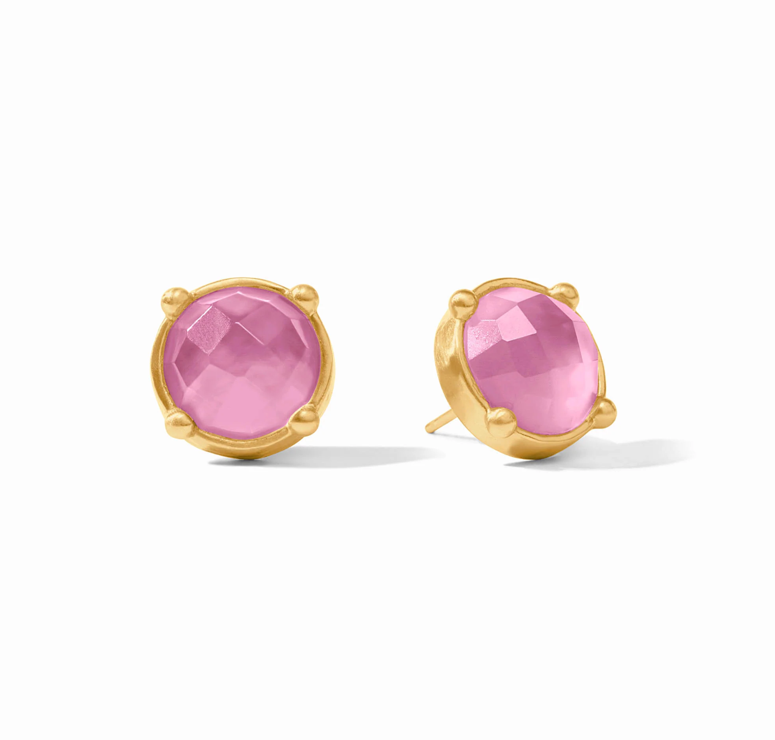Julie Vos | Honey Stud | Tourmaline Pink