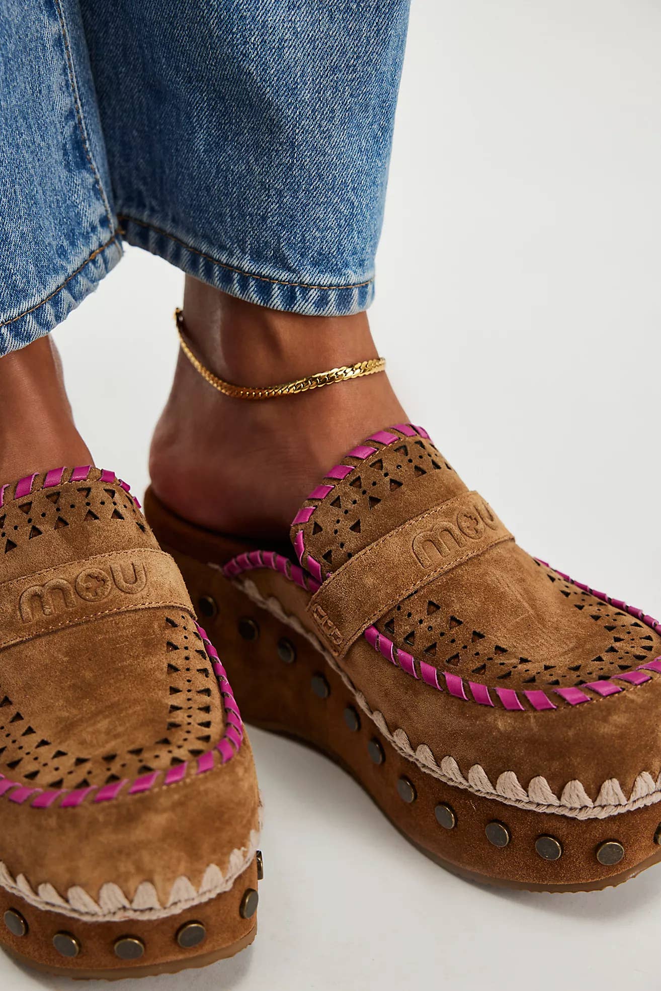 Gold Braided Anklet