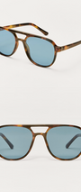 Z Supply | Tourist Polarized Sunglasses | Tortoise Blue