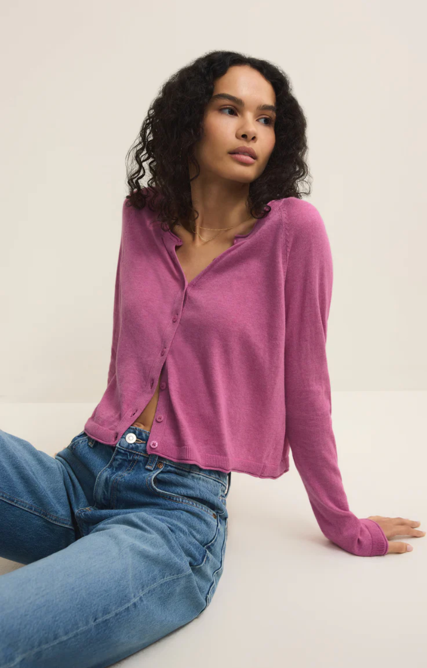 The Perfect Cardigan | Spanish Rose