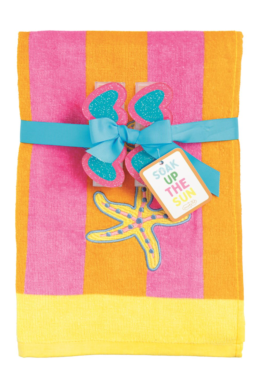 Terry Cloth Beach Towel | Soak Up The Sun